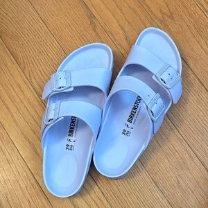 Lilac Birkenstocks